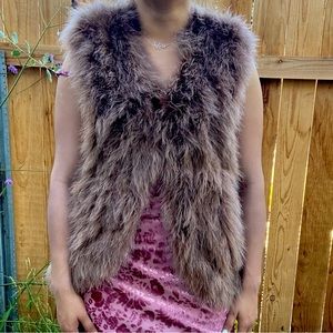 haute hippie - Genuine Ostrich Feather Vest
